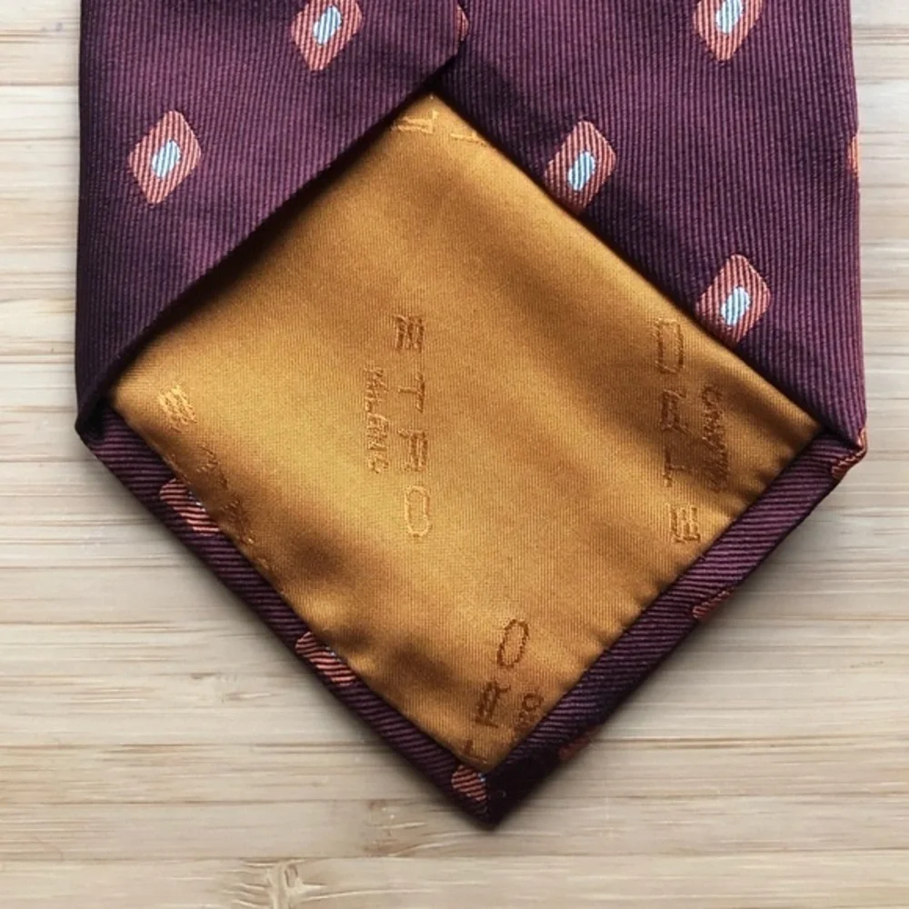 Etro Milano silk neck tie